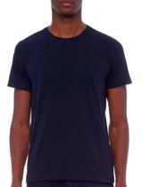 Camiseta Sergio K Masculina Back To Basics Lilac Logo Azul Marinho