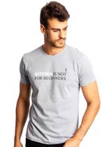 Camiseta Sergio K Masculina Bitcoin Cinza Mescla