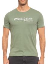 Camiseta Sergio K Masculina Poker Money Verde