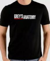 Camiseta Série Grey's Anatomy 100% Algodão..