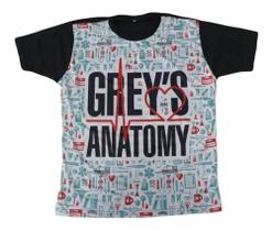 Camiseta Série Greys Anatomy Blusa Adulto Unissex S023 BM