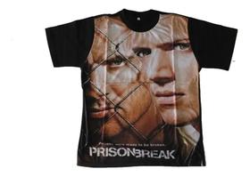 Camiseta Série Prision Break Blusa Adulto S076 BM