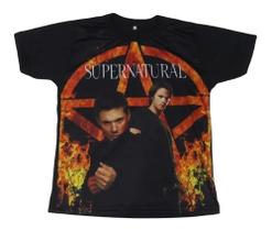 Camiseta Série Supernatural Dean Sam Winchester Blusa Adulto S047 BM
