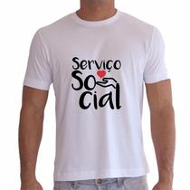 Camiseta Serviço Social - Blusa faculdade - Tshirt Camiseta Serviço Social - Blusa faculdade - Tshirt