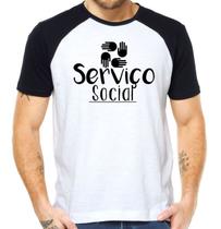 Camiseta Serviço Social comunitário ong camisa tshirt