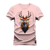 Camiseta Servo Eliote Algodão Confortável Estampada Gola Redonda