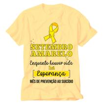 Camiseta Setembro Amarelo Acredite Você É Mais Forte