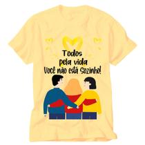 Camiseta Setembro Amarelo Acredite Você É Mais Forte - VIDAPE