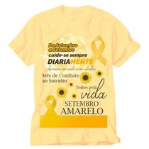 Camiseta Setembro Amarelo Acredite Você É Mais Forte - VIDAPE