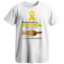 Camiseta setembro amarelo blusa campanha setembro amarelo - VIDAPE