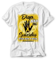 Camiseta Setembro Amarelo Blusa contra o Suicídio Camiseta Setembro Amarelo Blusa contra o Suicídio