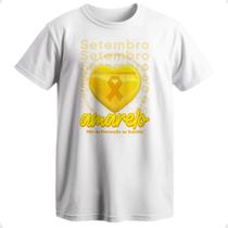 camiseta setembro amarelo cuidar da mente é cuidar da vida - VIDAPE