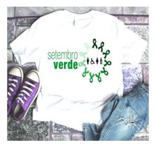 Camiseta Setembro Verde Inclusão Pessoas com Deficiência Blusinha Diferenças Adulto Unissex