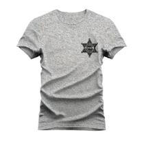 Camiseta Sherife Manga Curta Unissex Tecido Macio