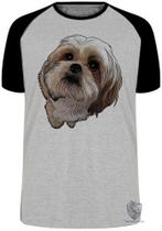 Camiseta Shih-tzu fofo Blusa Plus Size extra grande adulto ou infantil