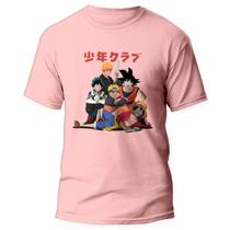 Camiseta Shonen Jump Anime One Piece Naruto DBZ 5 Roa