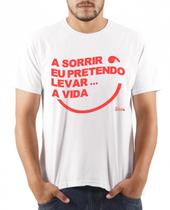 Camiseta Shquina A Sorrir branca