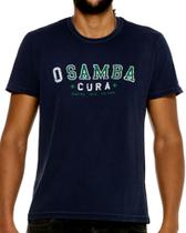 Camiseta Shquina O Samba Cura azul