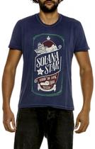 Camiseta Shquina Verão da Lata azul