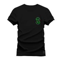 Camiseta Sifrão Peito Plus Size Extra Grande T-Shirt Estampada Varias Cores