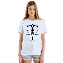 Camiseta Signo Libra Tribal Camisa Personalizada Blusa Adulto Algodão com Poliéster Camiseta Signo Libra Tribal Camisa Personalizada Blusa Adulto Algodão com Poliéster