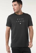 Camiseta Silk MC Letsgo Hang loose, Cor. Chumbo Ref. HLTS010270