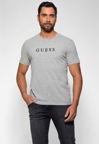 Camiseta Silk Relevo Guess Cinza
