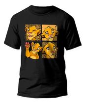 Camiseta Simba Rei Leão Desenho Camisa 100% Algodão