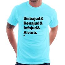 Camiseta Sisbajud & Renajud & Infojud & Alvará - Foca na Moda