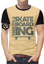 Camiseta Skate PLUS SIZE Skatista Masculina Roupa Esporte AM - Alemark