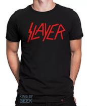 Camiseta Slayer Camisa Banda Metal Blusa Rock - king of Geek