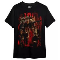 Camiseta Slayer Consulado do Rock Unissex 100 Algodão Estilo Rock e Conforto Camiseta Slayer Consulado do Rock Unissex 100 Algodão Estilo Rock e Conforto