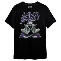 Camiseta Slayer Triangle Demon Consulado do Rock Camiseta Slayer Triangle Demon Consulado do Rock
