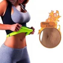 Camiseta Slim Cinta Modeladora Abdominal Hot Shapers Ação Redu Térmica Neoprene