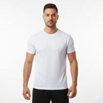 Camiseta Slim Dry Fit Proteção Solar Uv Lisa COR:CINZATAMANHO:G