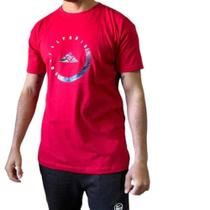 Camiseta Slim EQUILLYBRIO Justa ao Corpo Estilo Americano malha 100%algodão