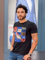 Camiseta Slim Est Pica Pau Caixa De Cerv Reserva Preto P
