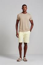 Camiseta Slim Fit - Bege Areia Camiseta Slim Fit - Bege Areia