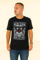 Camiseta Slim Thoux 100% Algodão Estampa Concert Rock Masculina