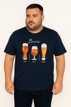 Camiseta Slim Thoux 100% Algodão Estampa Férias Masculina