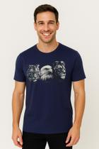 Camiseta Slim Thoux 100% Algodão Estampa Resiliência Masculina