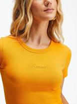 Camiseta Small Básica Com Gola Ribana