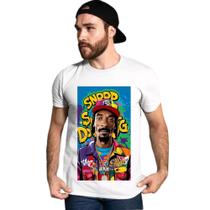 Camiseta Snoop Dogg Camisa Do Momento 100% Algodão