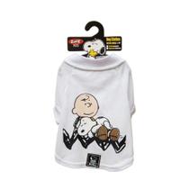Camiseta Snoopy Charlie Zooz Pets para Cães Sleep Branca - Tamanho M Camiseta Snoopy Charlie Zooz Pets para Cães Sleep Branca - Tamanho M
