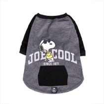 Camiseta Snoopy Joe Cool Cinza Tamanho GG - Zooz Pets