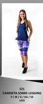 Camiseta sobre legging feminina s21
