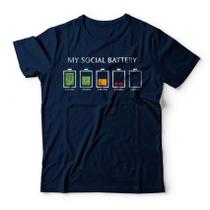 Camiseta Social Battery Studio Geek