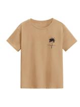 Camiseta SOLY HUX, estampada masculina, estampada em palmeira, 8 anos Camiseta SOLY HUX, estampada masculina, estampada em palmeira, 8 anos