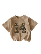 Camiseta SOLY HUX para menina Coffee Number de manga curta 4-16Y Camiseta SOLY HUX para menina Coffee Number de manga curta 4-16Y