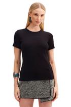 Camiseta Sommer Small Estampada Preto